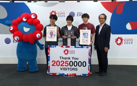 EXPO 2025 Osaka Kansai cán mốc 20,25 triệu lượt khách, lập kỷ lục mới