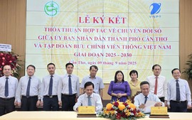 TP. Cần Thơ và Tập đoàn VNPT ký thỏa thuận hợp tác chuyển đổi số