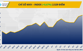 THỊ TRƯỜNG HÀNG HÓA: Sau lập đỉnh 5 năm, MXV-Index tiếp tục tăng, hàng hóa vẫn hút dòng tiền