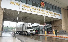 Cửa khẩu ‘mở hàng’ thông quan rộn ràng dịp đầu năm