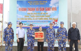 Thi công vượt tiến độ, Vùng 3 Hải quân sớm bàn giao nhà cho người dân vùng lũ Gia Lai