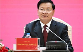 Tổng Bí thư, Chủ tịch nước Lào thông tin về Đại hội XII của Đảng Nhân dân Cách mạng Lào