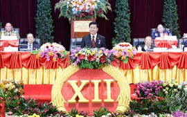 Tổng Bí thư Tô Lâm gửi thư mừng Tổng Bí thư Ban Chấp hành Trung ương Đảng Nhân dân cách mạng Lào khóa XII