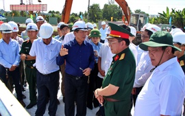 Hoàn thành cao tốc đoạn Hậu Giang-Cà Mau trước 19/1