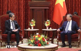 Tổng Bí thư, Chủ tịch nước Tô Lâm tiếp Chủ tịch Ngân hàng Hợp tác Quốc tế Nhật Bản (JBIC)