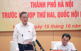 Tổng Bí thư, Chủ tịch nước Tô Lâm dự buổi làm việc chuẩn bị Kỳ họp thứ Hai, Quốc hội khóa XVI của Đoàn đại biểu Quốc hội Hà Nội