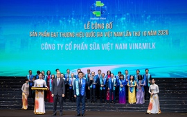 Vinamilk: 9 năm liên tiếp được vinh danh Thương hiệu Quốc gia