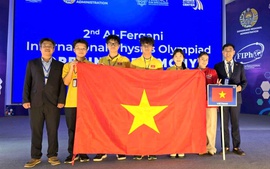 Đoàn Việt Nam giành 4 huy chương tại Kỳ thi Olympic Vật lí Quốc tế Al-Fergani