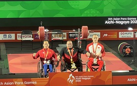 ASIAN Para Games 5: Lực sĩ Lê Văn Công giành huy chương bạc đầu tiên