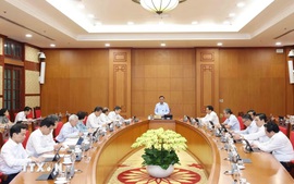 Thường trực Ban Bí thư Trần Cẩm Tú làm việc với Học viện Chính trị Quốc gia Hồ Chí Minh