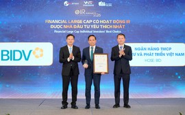 BIDV vào Top 3 doanh nghiệp yêu thích nhất IR Awards 2026