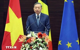 Tổng Bí thư, Chủ tịch nước Tô Lâm phát biểu chính sách tại Viện Quan hệ Quốc tế Hoàng gia Egmont