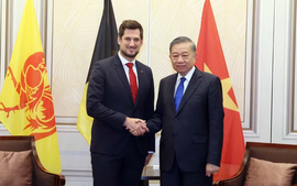 Tổng Bí thư, Chủ tịch nước Tô Lâm tiếp Bộ trưởng-Thủ hiến vùng Wallonie