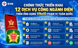 Chính thức triển khai toàn quốc 12 dịch vụ công ngành điện trên VNeID