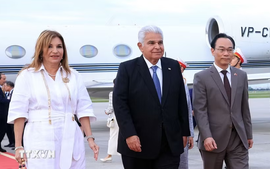 Tổng thống Cộng hòa Panama José Raúl Mulino và Phu nhân bắt đầu thăm Việt Nam