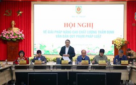 Giải pháp nâng cao chất lượng thẩm định văn bản quy phạm pháp luật