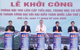 Tổng Bí thư Tô Lâm dự khởi công trường phổ thông nội trú tại xã Ea Rốk (Đắk Lắk)