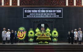 Lễ tang cấp Nhà nước nguyên Phó Chủ tịch Hội đồng Bộ trưởng Đoàn Duy Thành
