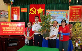 Đón Xuân nơi 'thành lũy thép' Nhà giàn DK1