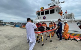 Kịp thời cứu nạn thuyền viên tàu nước ngoài trên vùng biển tỉnh Khánh Hòa