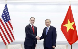 Tổng Bí thư Tô Lâm tiếp Trưởng đại diện Thương mại Hoa Kỳ Jamieson Greer