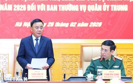 Hội nghị công bố quyết định kiểm tra, giám sát của Bộ Chính trị, Ban Bí thư đối với Ban Thường vụ Quân ủy Trung ương