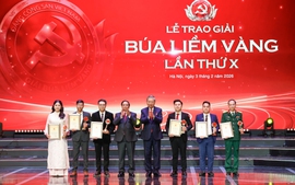 Báo Điện tử Chính phủ đoạt hai Giải Búa liềm Vàng năm 2025