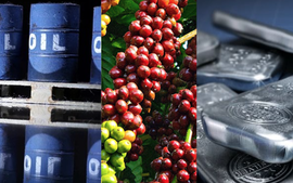 THỊ TRƯỜNG HÀNG HÓA: Giá bạc và cà phê trái chiều