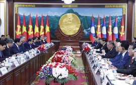 Tổng Bí thư Tô Lâm và Tổng Bí thư, Chủ tịch nước Lào hội đàm