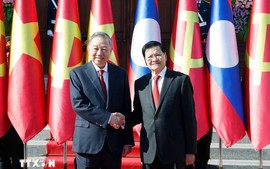 Tổng Bí thư Tô Lâm kết thúc tốt đẹp chuyến thăm cấp Nhà nước tới Lào