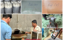 Triệt xóa đường dây sản xuất, buôn bán cà phê bột giả