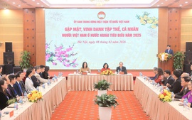 Ủy ban Trung ương MTTQ Việt Nam gặp mặt, vinh danh kiều bào tiêu biểu năm 2025