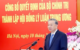 Tổng Bí thư Tô Lâm chủ trì Hội nghị công bố thành lập Hội đồng Lý luận Trung ương nhiệm kỳ 2026-2031