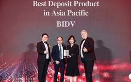 BIDV lập cú đúp giải thưởng ngân hàng bán lẻ và tiền gửi châu Á