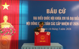 Cử tri đặc khu Bạch Long Vĩ (Hải Phòng) bầu cử sớm