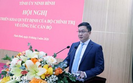 Đồng chí Trần Đăng Quỳnh được điều động giữ chức Phó Bí thư Tỉnh ủy Ninh Bình