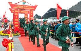 Các địa phương sẵn sàng cho lễ giao nhận quân năm 2026