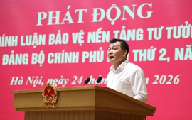 Đảng ủy Chính phủ phát động ‘Cuộc thi chính luận về bảo vệ nền tảng tư tưởng của Đảng’