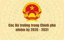 Infographic: Tiểu sử tóm tắt các bộ trưởng trong Chính phủ nhiệm kỳ 2026-2031