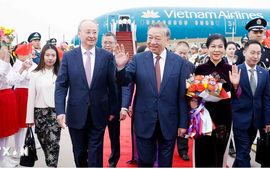 Tổng Bí thư, Chủ tịch nước Tô Lâm và Phu nhân bắt đầu thăm cấp Nhà nước đến Trung Quốc