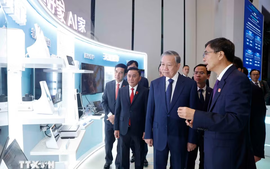 Tổng Bí thư, Chủ tịch nước Tô Lâm tham quan Trung tâm trí tuệ nhân tạo Trung Quốc-ASEAN