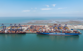 Đón siêu tàu container 197.087 DWT – Dấu mốc mới của Cảng biển Hải Phòng