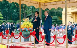 Tổng Bí thư, Chủ tịch nước Tô Lâm chủ trì Lễ đón chính thức Tổng thống Hàn Quốc