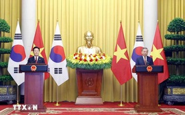 Tổng Bí thư, Chủ tịch nước Tô Lâm và Tổng thống Hàn Quốc gặp gỡ báo chí