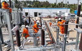 EVNSPC thi công xuyên lễ, phấn đấu đạt 105 công trình 220 kV-110 kV trong năm 2026