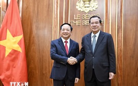 Trưởng Ban Tuyên giáo và Dân vận Trung ương thăm làm việc tại Campuchia