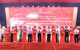 Phó Thủ tướng Lê Tiến Châu dự Lễ khởi công, khánh thành 14 dự án, công trình tại Hải Phòng