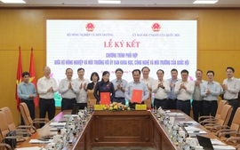 Tăng cường phối hợp xây dựng chính sách, pháp luật về môi trường và tài nguyên