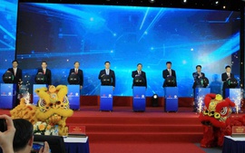 Phó Thủ tướng Thường trực Phạm Gia Túc dự khởi công khu công nghiệp Xuân Kiên (Ninh Bình)