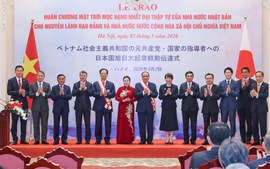 Nhật Bản trao Huân chương Mặt trời mọc tặng nguyên lãnh đạo Đảng, Nhà nước Việt Nam